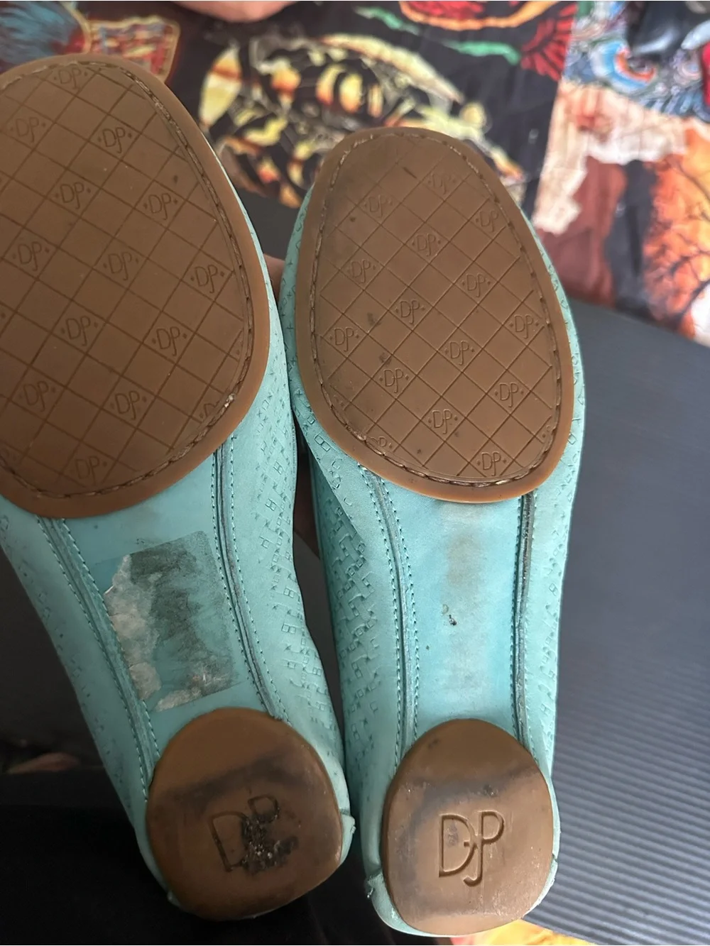 Kids Mint Green Slip-On Loafers